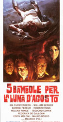 5 Dolls For an August Moon Poster 1