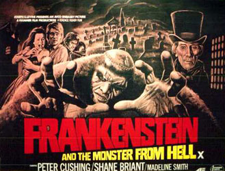 Frankenstein And The Monster From Hell Poster 1