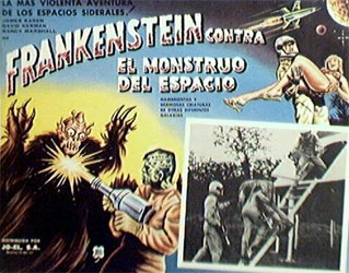 Frankenstein Meets the Spacemonster Poster
