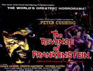The Revenge Of Frankenstein Poster 1