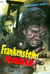 The Revenge Of Frankenstein Poster 2