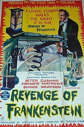 The Revenge Of Frankenstein Poster 3