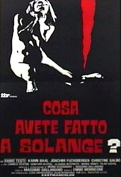 What Have They Done to Solange? Poster 2