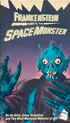 Frankenstein Meets the Spacemonster Video Cover 2