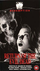 Return of the Evil Dead Video Cover 2