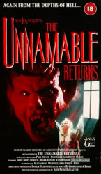 The Unnamable II: The Statement of Randolph Carter Video Cover 1